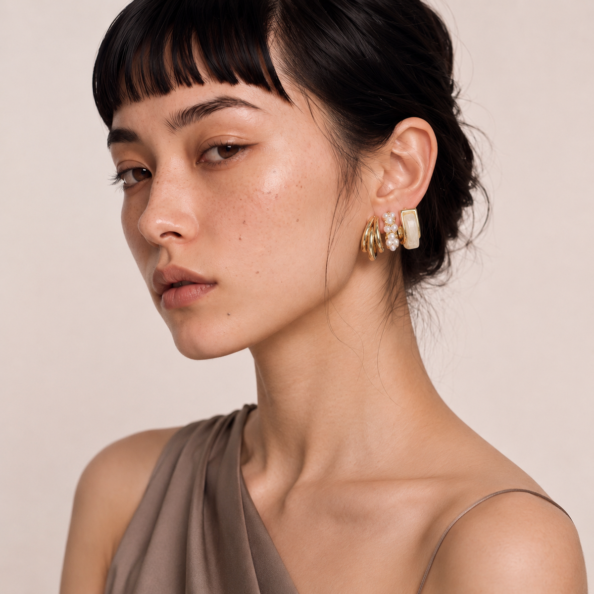 Trioelle Pearl Küpe Seti